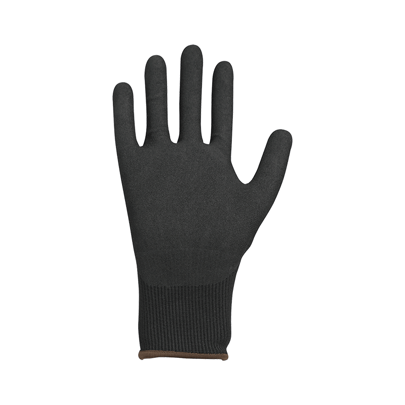 Doublure en fibre HPPE 18G très résistante avec revêtement en nitrile sableux
