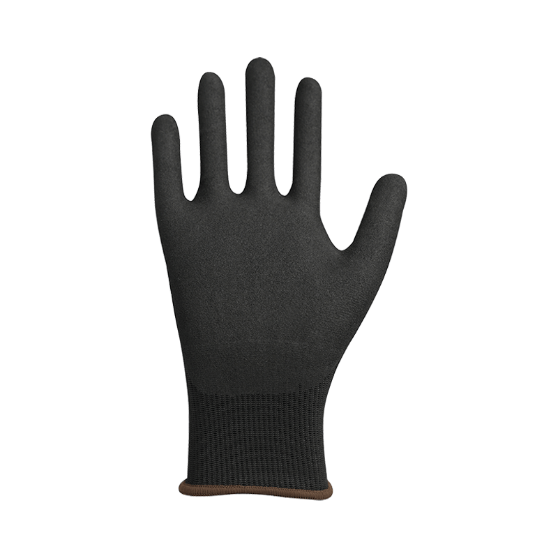 Doublure en fibre HPPE 18G très résistante avec revêtement en nitrile sableux