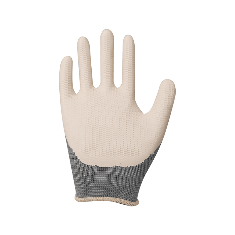 Polyester 13G avec revêtement en latex mousse antidérapant