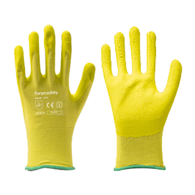 Polyester 13G avec revêtement en mousse de latex