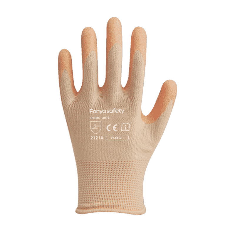 Polyester 13G avec revêtement en latex mousse antidérapant