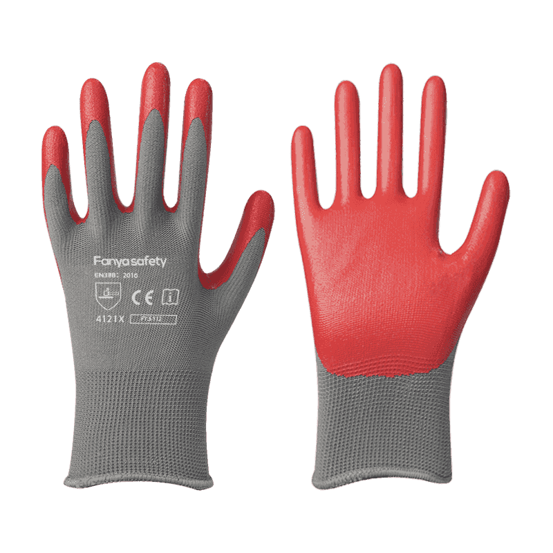 Doublure en polyester 13G avec revêtement en nitrile