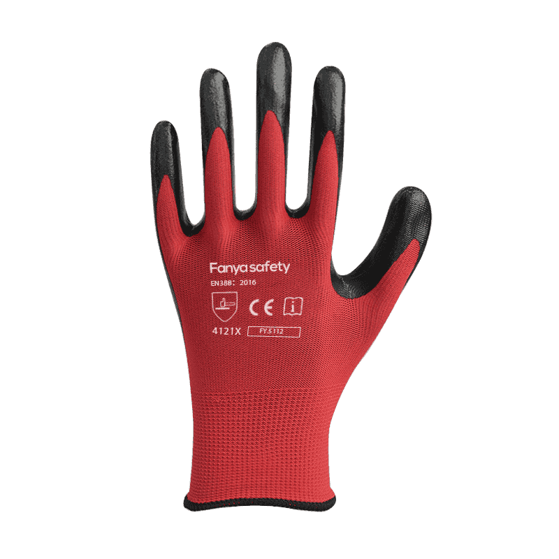 Doublure en polyester 13G avec revêtement en nitrile