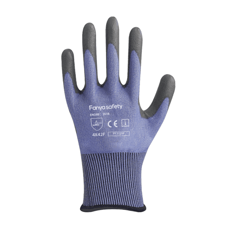 Doublure en fibre HPPE 18G très résistante avec revêtement PU