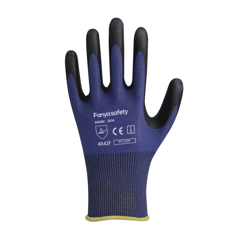 Doublure HPPE/fibre d'acier 18G avec revêtement en mousse de nitrile