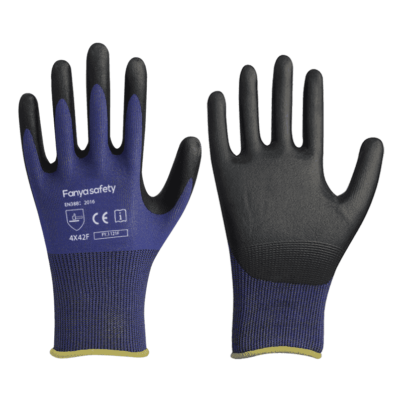 Doublure HPPE/fibre d'acier 18G avec revêtement en mousse de nitrile