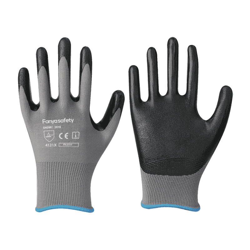 Doublure en polyester 13G avec revêtement en nitrile