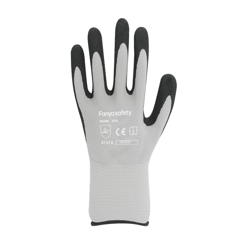 Doublure en nylon/élasthanne 15G avec revêtement en nitrile sableux