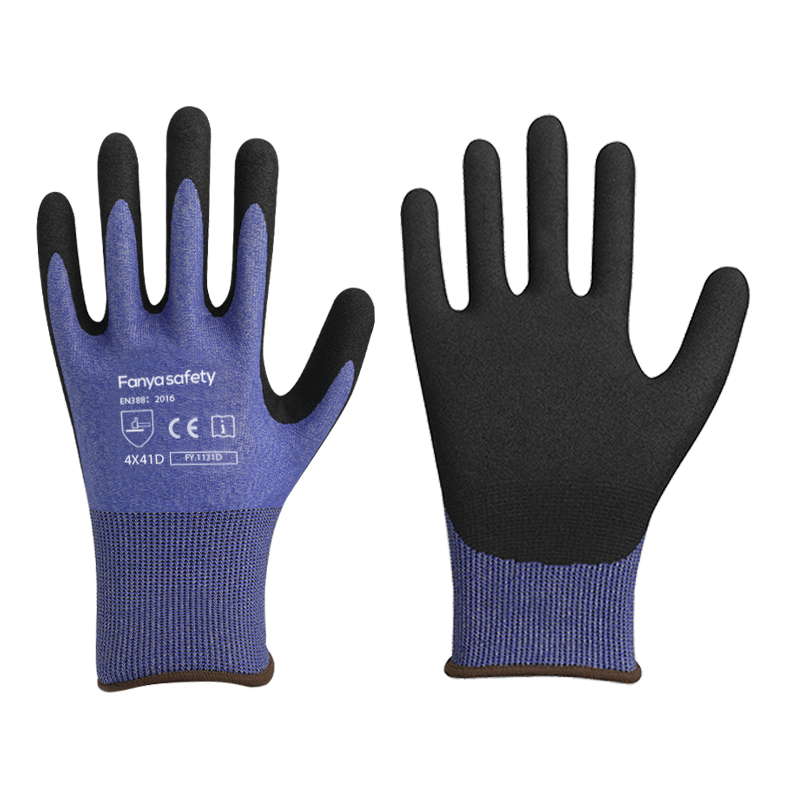 Revêtement HPPE/fibre d'acier 21G avec revêtement en nitrile sableux