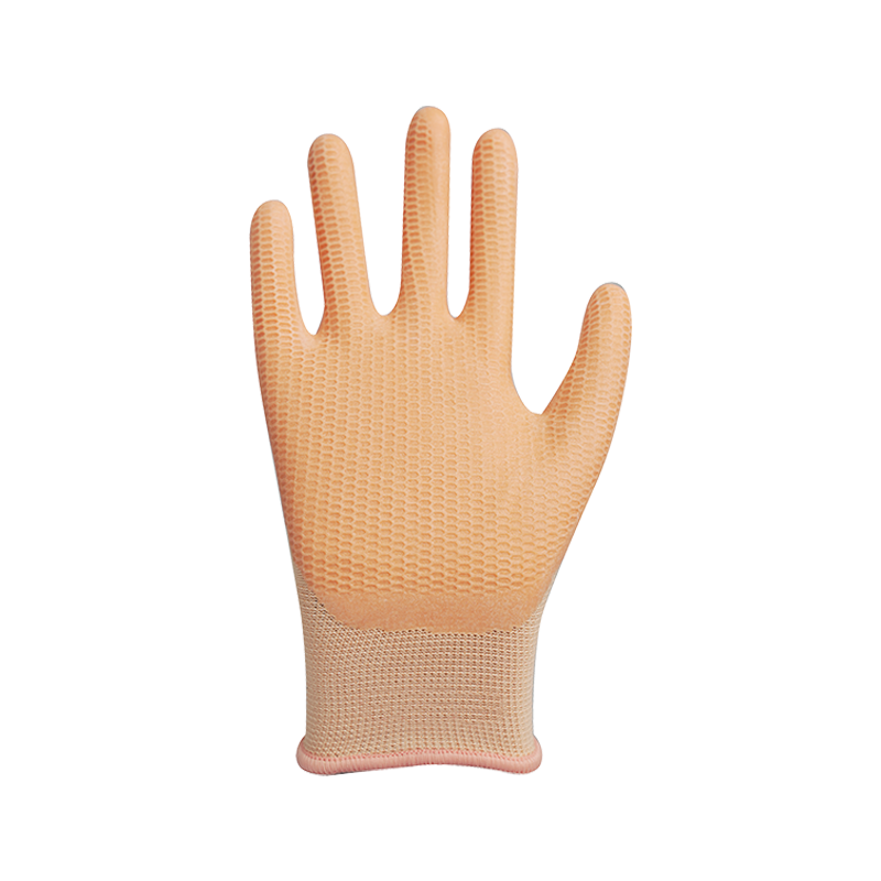 Polyester 13G avec revêtement en latex mousse antidérapant