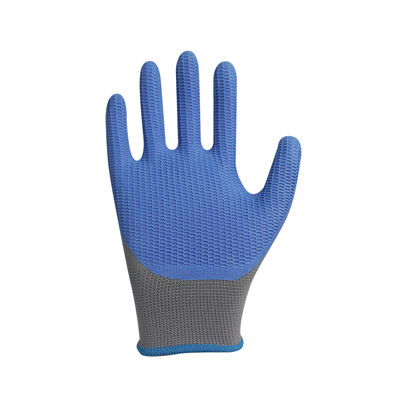 Polyester 13G avec revêtement en latex mousse antidérapant